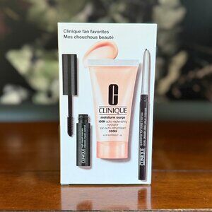 NEW Clinique 3-Pc Fan Favorites Eye Makeup & Moisturizer